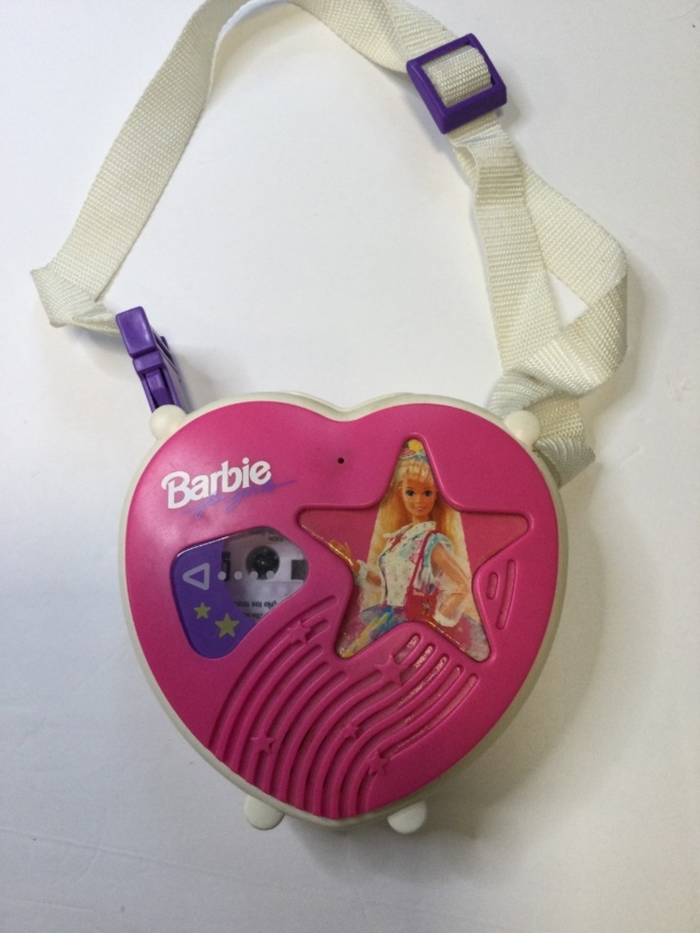 Barbie Portable Heart-Shaped Cassette Player - Pink
